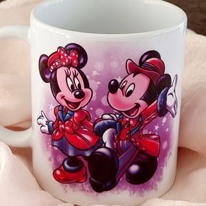 Disney Minnie and Mickey Christmas Mug